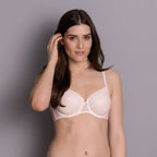 Reggiseno Fleur Antracite Rosa