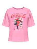 T-Shirt Coca-Cola Rosa