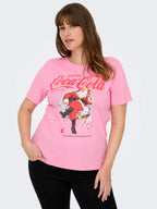 T-Shirt Coca-Cola Rosa