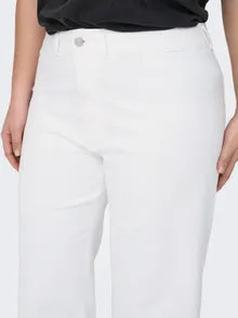 Jeans Cropped  Bianco