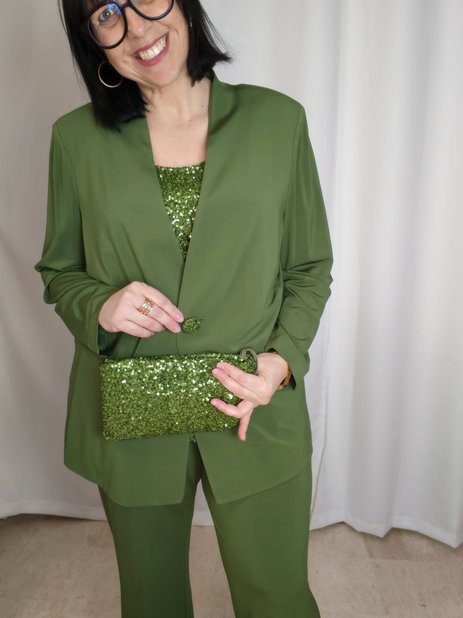 Completo Pantalone Gaia Verde