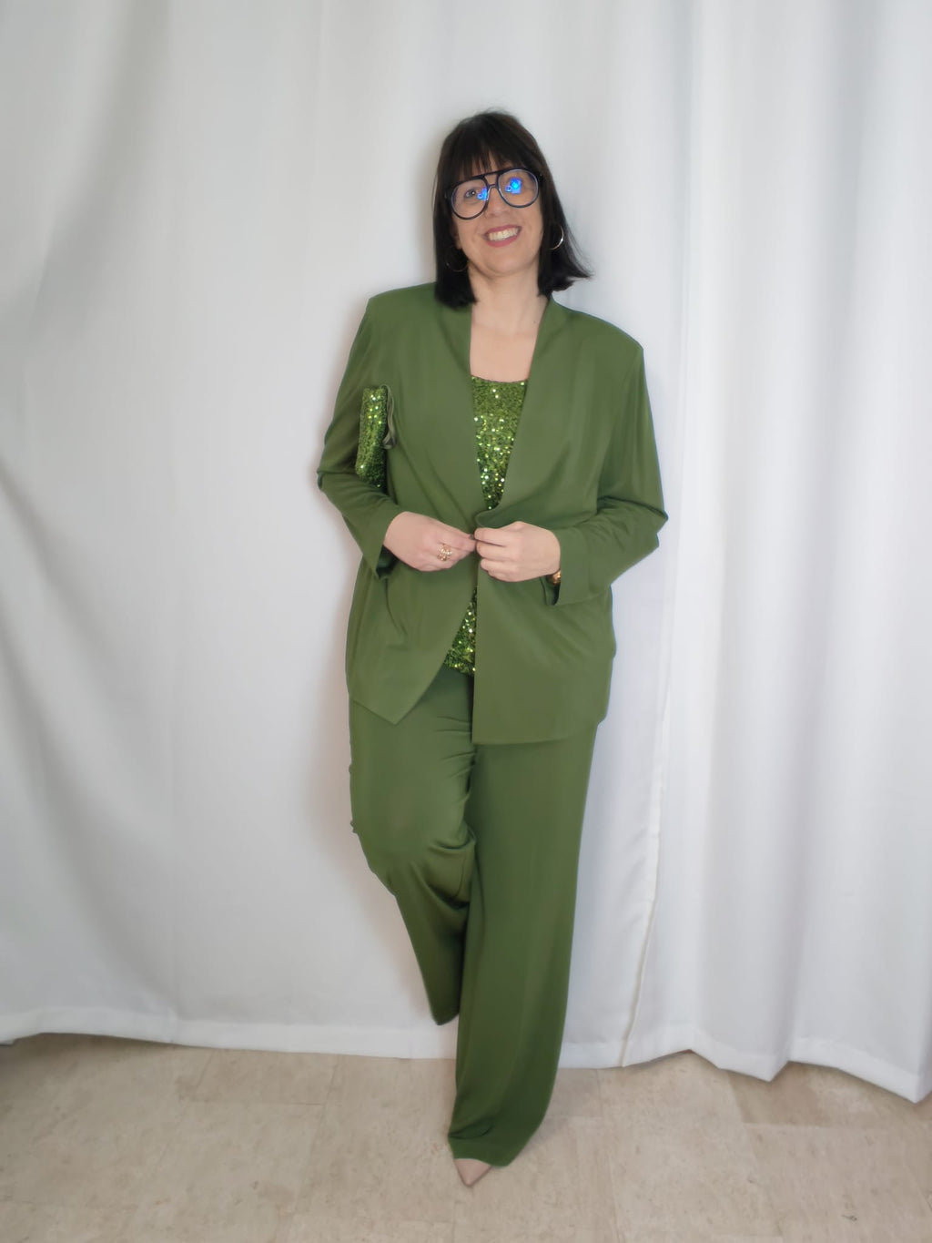 Completo Pantalone Gaia Verde