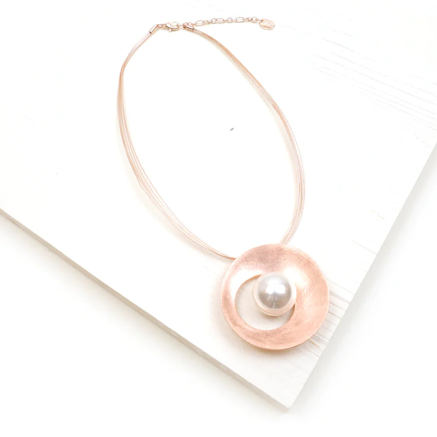 Collana Cerchio Rosa