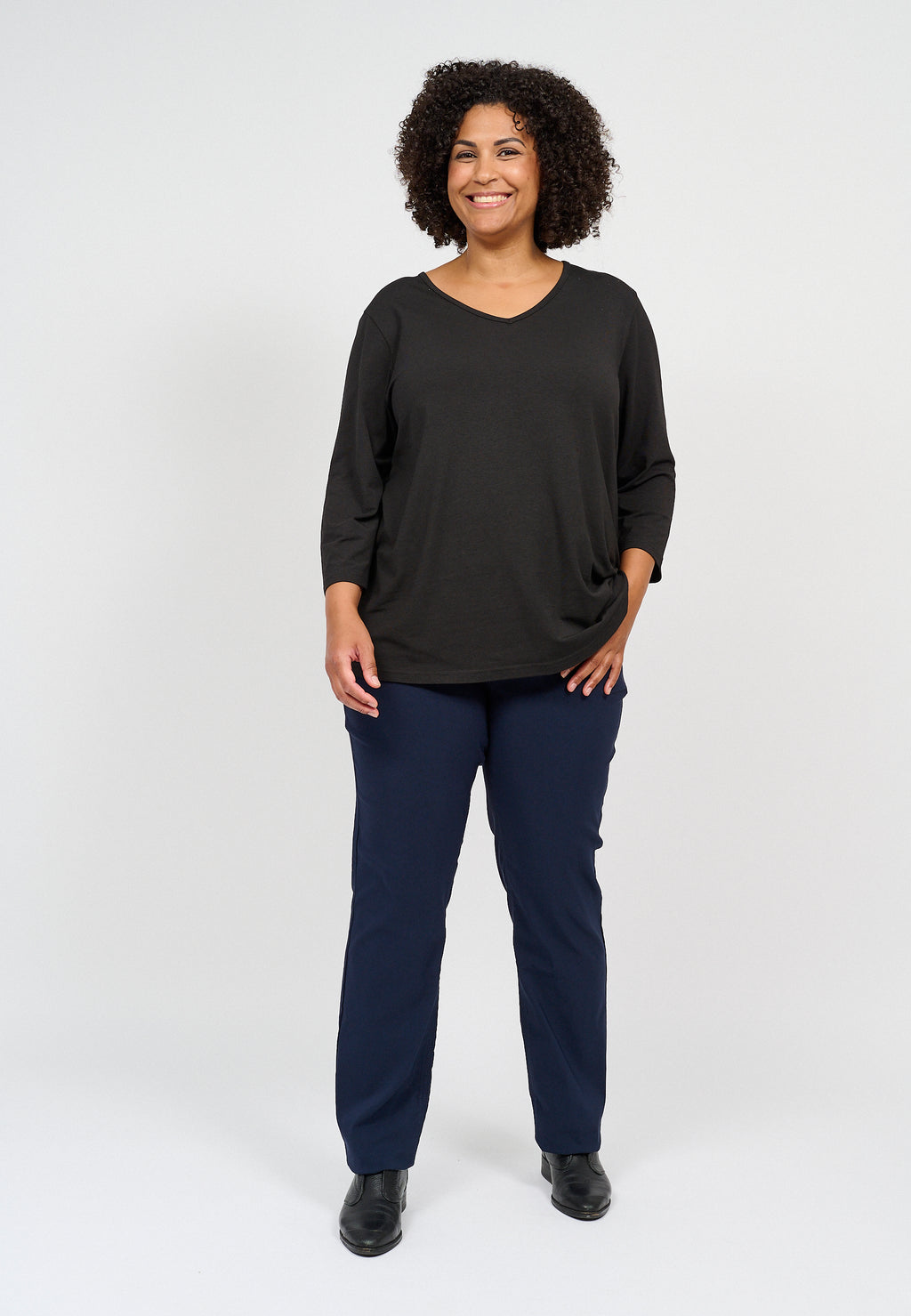 5 Tasche Bengalina Curve Blu